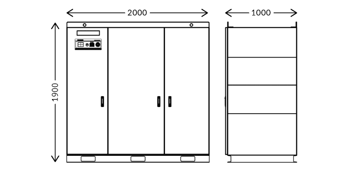 Inverter unit 200KW